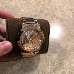 Rose Gold MK Watch